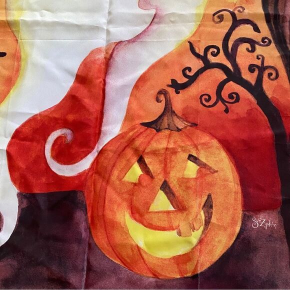 Sue Zipkin Halloween Ghost Flag 28" x 40" - Picture 2 of 4